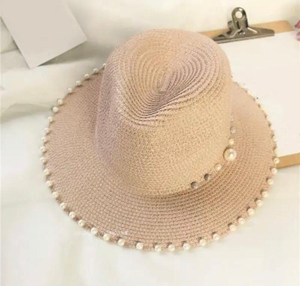 Pearls summer hat