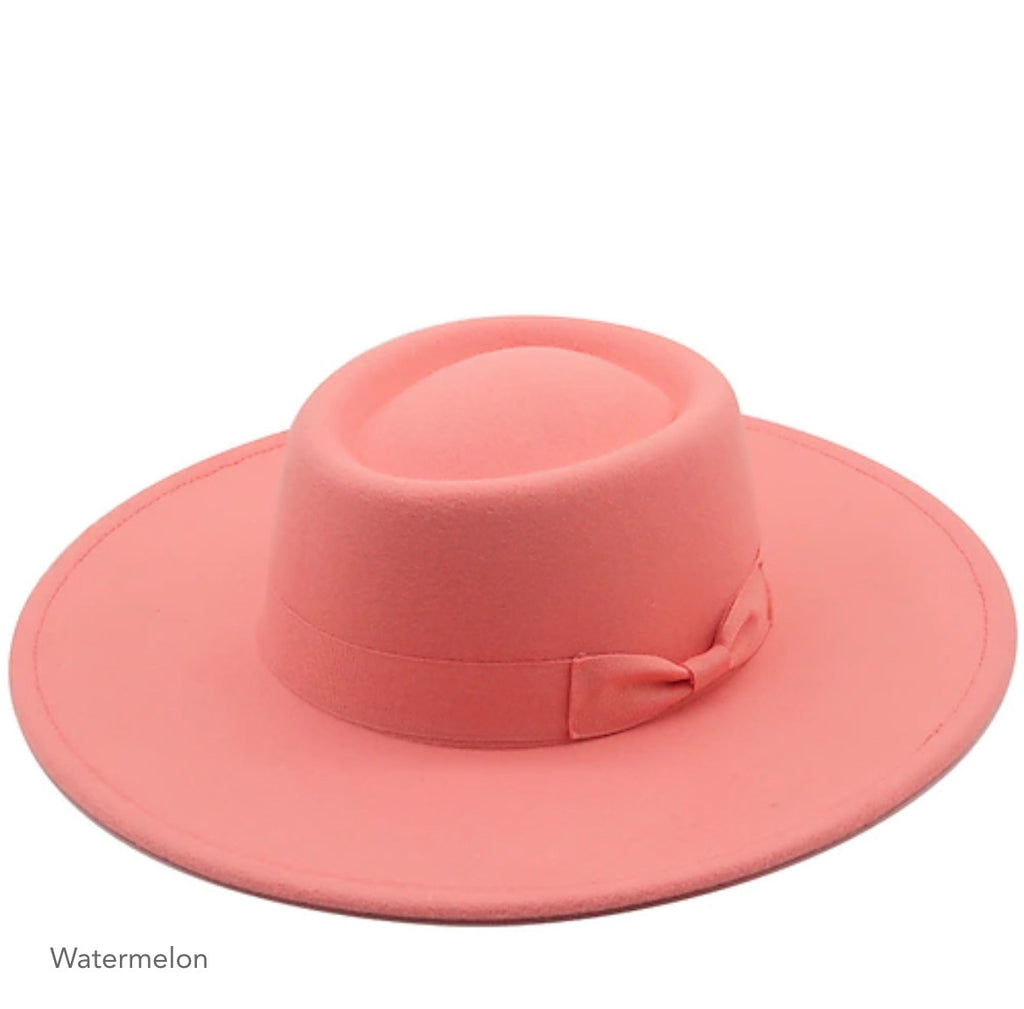 Circular Top Fedora