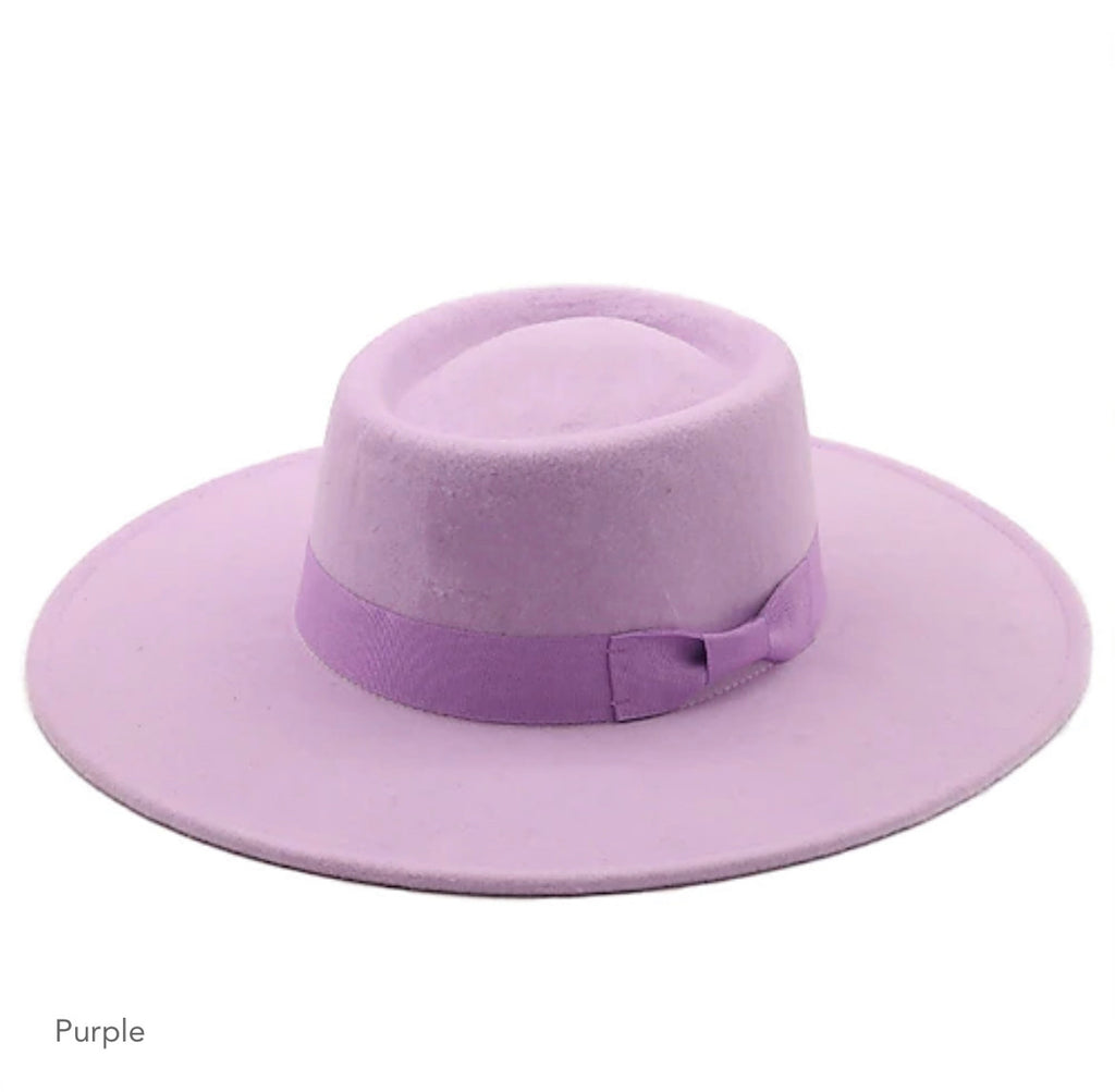 Circular Top Fedora