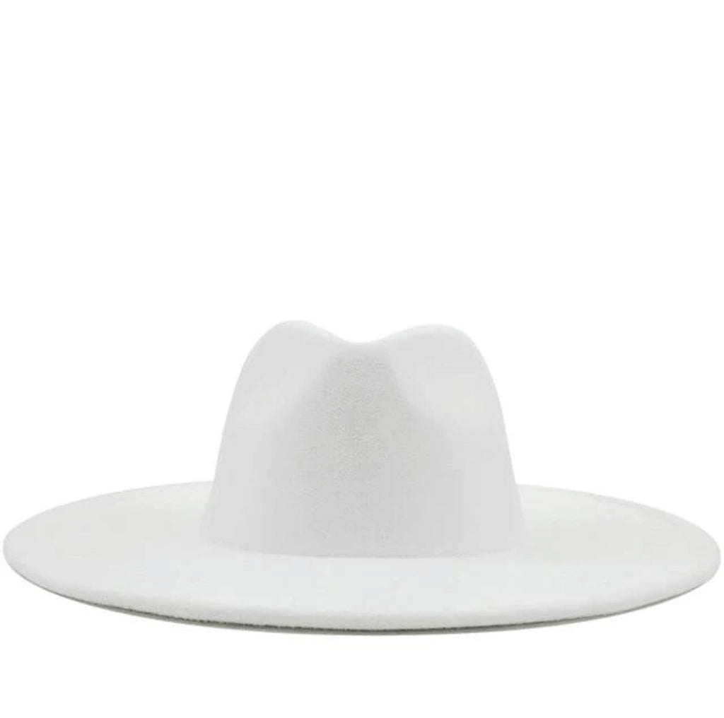 JAZZ Wool Wide Brim Fedora Hat