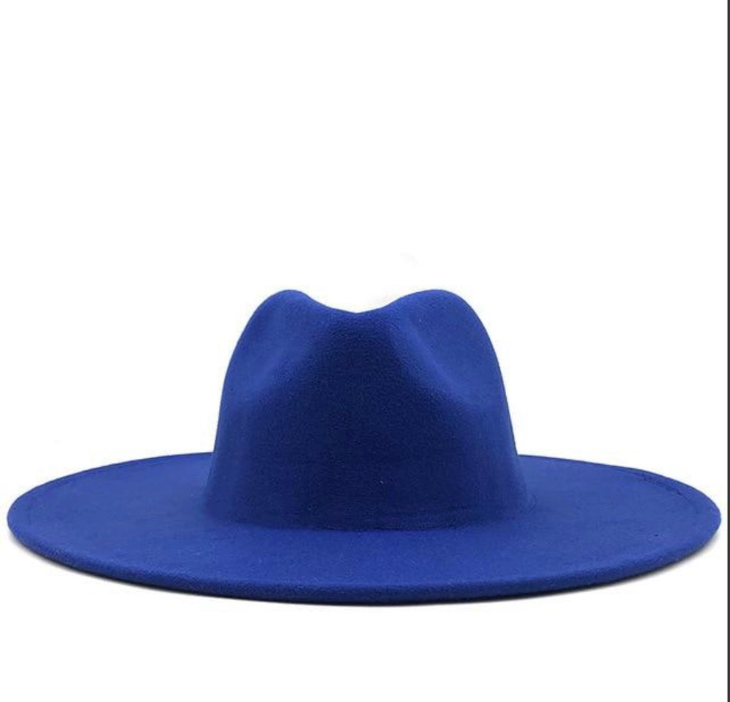 JAZZ Wool Wide Brim Fedora Hat